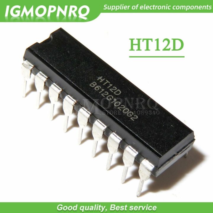 10pcs HT 12D HT12D DIP Infrared transmitter / receiver device New Original Free Shipping