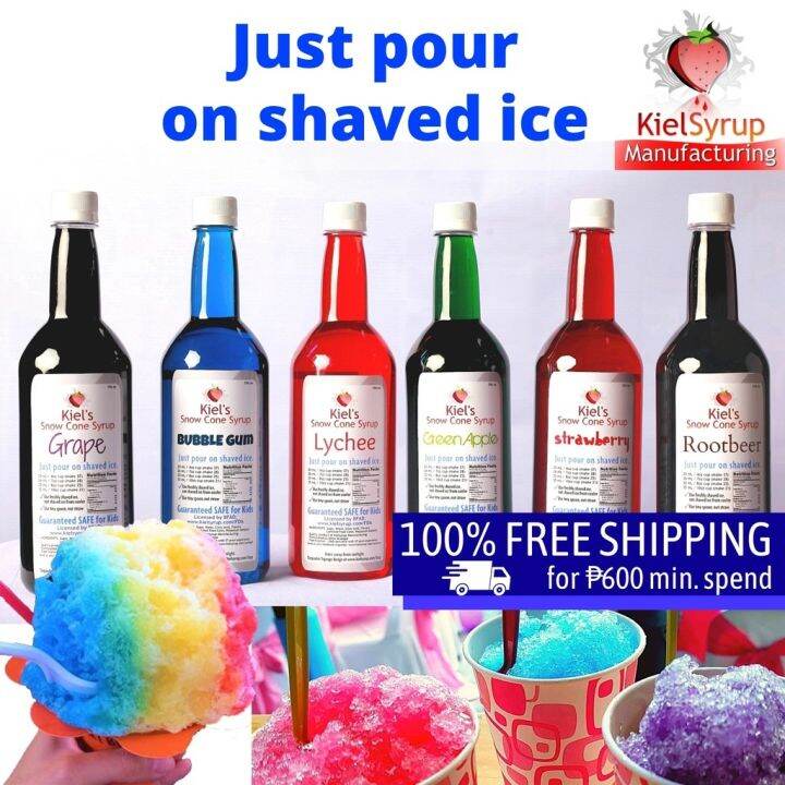 Popular female bag Kiel's Snow Cone Syrup / Shave Ice Syrup (1 bottle