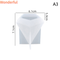 ?【Lowest price】Wonderful ตัวยึดแหวนทำจากเรซินทรงกรวยแม่พิมพ์ซิลิโคนทรงพีระมิดที่วางโชว์เครื่องประดับถาดแม่พิมพ์ซิลิโคนเรซินคริสตัลอีพ็อกซี่