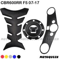 Adesivi Per Decalcomanie A Proteziona Forcella A Piastra Del Cuscinetto Del Serbatoio Del Motociclo 3D ต่อ Honda CBR 600RR CBR600RR F5 2007-2017 08 09 10 11 12 13 14 15 16