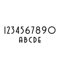 เย็นขนาดใหญ่อะคริลิคบ้านปรับแต่งได้สไตล์โมเดิร์นสีดำ0-9 A B C D- X Y Z X 1ชิ้น