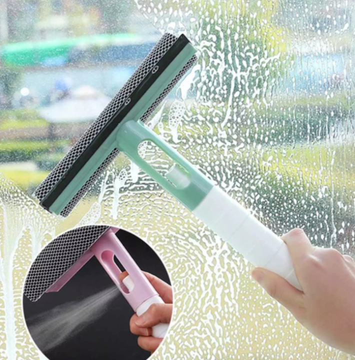 Original 3-in-1 Car Glass And Home Windows Wiper Squeegee Multipurpose ...