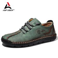 Handmade Leather Casual Men Shoes Design Sneakers Men Comfortable Leather Shoes Men Loafers Hot Sale Moccasins Driving Shoe