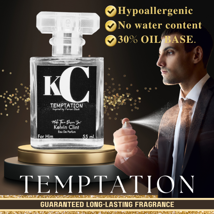 kC Kelvin Clint Fragrances Temptation Scent Perfume For Men Lazada PH