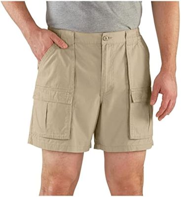 Guide Gear Cargo Shorts for Men Wakota - Casual and Cotton 6 Inch Inseam Shorts