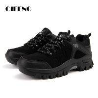 Large Size Rubber Men Leather Casual Shoes Winter Warm Fur Non Slip Work Sneakers Black Suede Footwear Jeans Boy Lace Up Spring