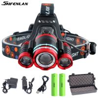 LED Headlamps Head Lamp Super Bright XML 3xT6 LED Headlight Flashlight Torch Lanterna 18650 Tactical Waterproof Tourch Light