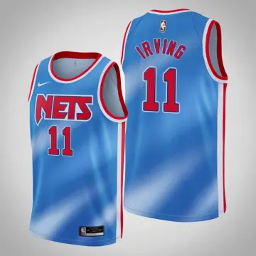 Hot Men's Brooklyn Nets Basketball Jersey Kyrie Irving 2022 2023NBA Navy Blue  Jersey