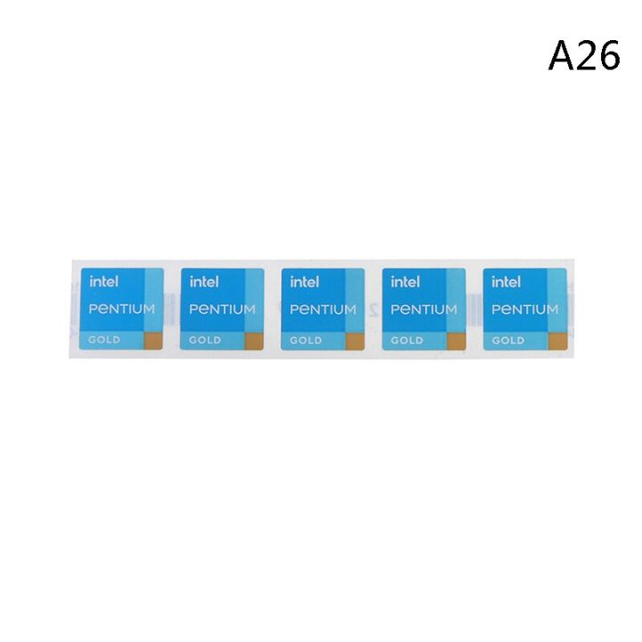 5ชิ้นสติกเกอร์-diy-orinal-สิบรุ่น-cpu-10-i3-i5-i7-i9จ้างป้ายทองคำขนาดเล็กตกแต่งสมุดสติกเกอร์และฉลาก