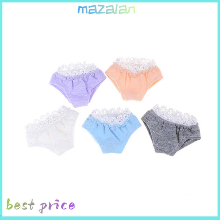 mazalan-11-blythe-momoko-obistu-ตุ๊กตาลูกไม้สั้นชุดชั้นในกางเกงสั้นอุปกรณ์เสริม