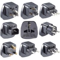 ❉▼► Universal CE America European Kr AU EU to US UK USA Plug Adapter South Africa India Adaptor Italy Switzerland Travel Converter