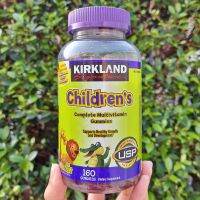 วิตามินและแร่ธาตุรวม 11 ชนิด Childrens Complete Multivitamin 160 Gummies (Kirkland Signature®) เคิร์กแลนด์ ซิกเนเจอร์