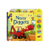 Noisy diggers Usborne produces English genuine imported books noisy excavator childrens Enlightenment classic story book childrens puzzle interesting picture book usborn English 1-6-year-old childrens books