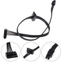 baoda 1PC 45cm MINI 4 PIN ถึง2 SATA SSD Power Supply CABLE สำหรับ Lenovo M410 M610 M415