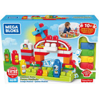 Mega Bloks บล็อคตัวต่อ มีเสียงดนตรีในฟาร์ม Musical Farm (46 PCS) ของเล่นเสริมพัฒนาการ 46 ชิ้น