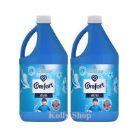 Comfort คอมฟอร์ท สบาย สีฟ้า น้ำยาปรับผ้านุ่ม ขนาด 2800 มล. (2 แกลลอน)