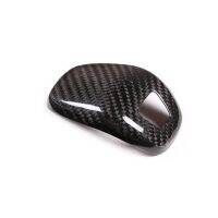 ：》“{： Real Carbon Fiber Gear Shift Knob Cover Trims For Porsche Panamera 2017-2021 Shifter Console Head Protection Parts Accessories