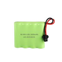 【Cod】 hengqinbi ชุดที่ชาร์จ4.8V 3000Mah NiMH สำหรับของเล่นบังคับวิทยุรถยนต์ถังหุ่นยนต์เรือ Ni-MH AA 4.8V แพ็คที่ชาร์จไฟได้