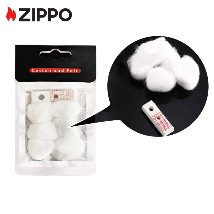 zippo-genuine-cotton-amp-felt-1-pack-zippo-cotton-amp-felt-replacement-kit-122110-ชุดเรยอน-amp-สักหลาด-ไฟแช็กไม่มีเชื้อเพลิงภายใน