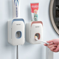 Wall Mount Tooth Brush Holder With Automatic Toothpaste Dispenser For Toothbrush storage rack Oral Hygiene Bathroom Accessories