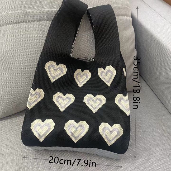 knitted-bag-portable-storage-bag-handbag-portable-tote-bag-simple-shoulder-bag-love-tank-top-bag-woolen-bag