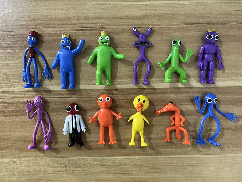 6-12pcs Rainbow Friends Action Figure Toy Set Roblox Anime Jogos Pvc  Figurine S