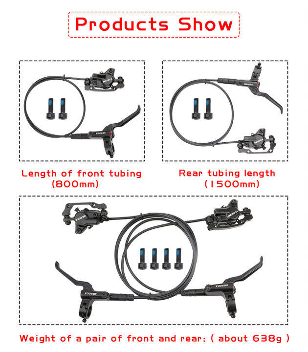 จักรยานเสือภูเขาเบรก-mtb-ดิสก์เบรกไฮดรอลิด้านหลัง8001400มิลลิเมตรจักรยานน้ำมันความดันดิสก์เบรกคาลิปเปอร์หนีบอัพเกรด-m8000