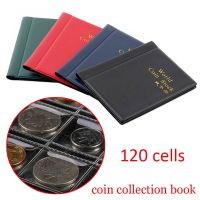 120 Grid Coin Collection อัลบั้มรูปหนังสือผู้ถือเหรียญ World Coin Storage Collection อัลบั้มรูป Book Collection Pocket Gift