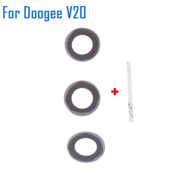 DOOGEE V20 เลนส์กล้องด้านหลังใหม่เดิมกลับเลนส์กล้องกระจกซ่อมเปลี่ยนอุปกรณ์เสริมสำหรับ DOOGEE V20 โทรศัพท์-iewo9238
