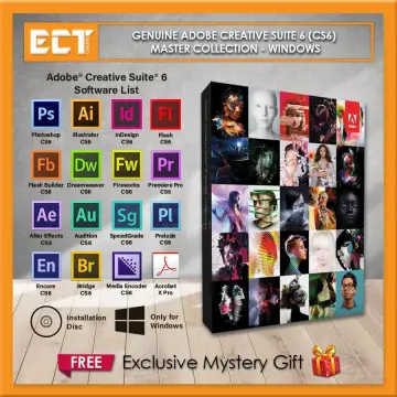 Genuine Adobe Creative Suite 6 (CS6) Master Collection for 