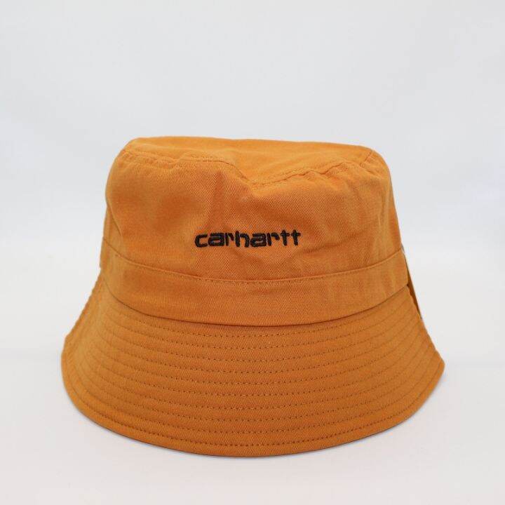 carhartt-carhart-หมวกชาวประมงฤดูร้อนของผู้ชายหมวกครีมกันแดดหมวกอาบน้ำเด็กขนาดใหญ่ปักหมวกกันแดดตัวอักษรในระดับสากล