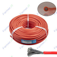 สายไฟซิลิโคนแบบอ่อนและเหนียวทนความร้อนสูง200C ขนาด2awg/ 4awg/ 6awg/ 7awg/ 8awg(ราคาต่อเมตร)