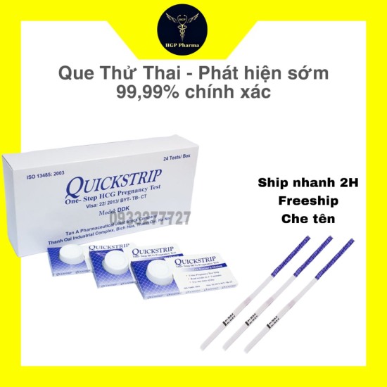 Che tên, ship 2h que thử thai quickstick - usa, phát hiện thai sớm - ảnh sản phẩm 1
