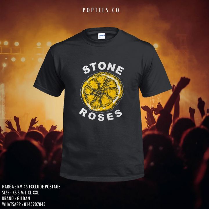 the-stone-roses-100-cotton-t-shirt-gildan-unisex-graphic-printed-cotten-tee