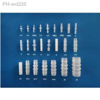 Plastic Pipe Fitting 1.6mm - 25mm Pagoda Barb Coupling Equal Straight Fish Tank PP Insert Hose Connector for Home Garden