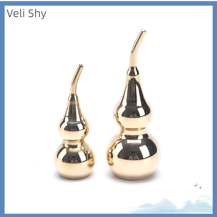 veli-shy-พู่ระย้าทองเหลืองงานฝีมือทรงน้ำเต้าจี้งานฝีมือ-diy-สำหรับตบแต่งสำหรับบ้าน