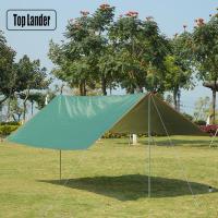 กันสาดกลางแจ้งกันน้ำ Shade Tarp Sun Shade Protection Shade Sail Awning แคมป์ปิ้ง Shade ผ้า Garden Camping Patio Awning