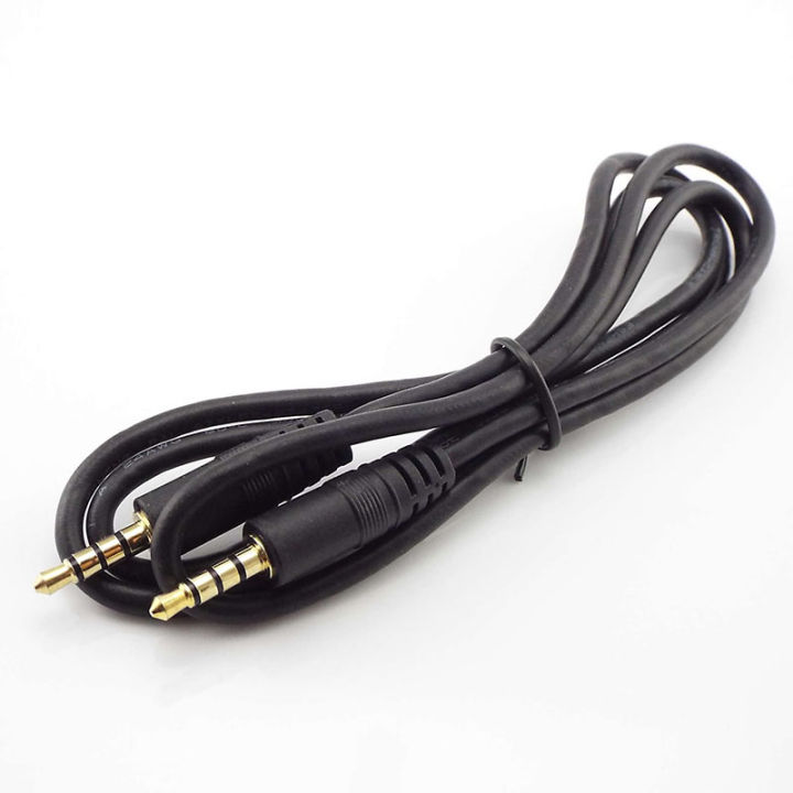 qkkqla-3-5mm-male-to-male-4pole-stereo-extension-cable-cord-aux-microphone-earphone-audio-adapter-for-smartphones-tablet