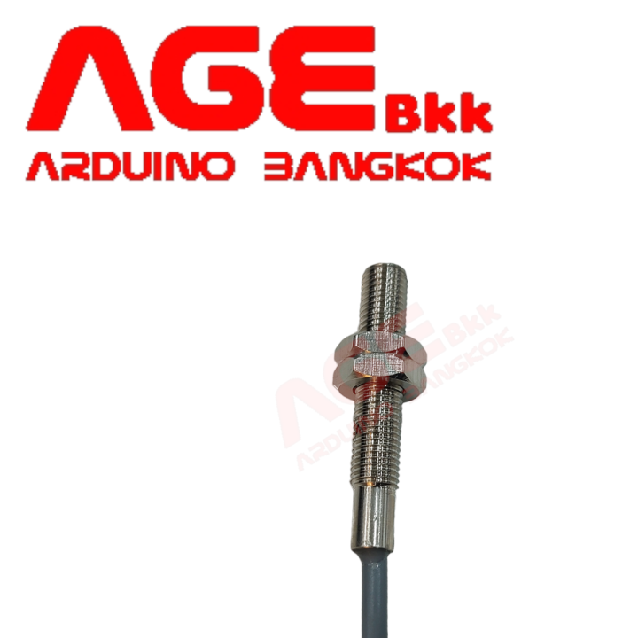 br0-8-ps6gm-e2-inductive-proximity-sensor-switch-m6-pnp-no-10-30-vdc-เซ็นเซอร์ตรวจจับโลหะระยะสูงสุด-1mm-กันน้ำip65