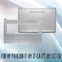 ใหม่เดิมสำหรับ HP P Avilion 17-BY 17-CA 17T-BY 17Z-CA ชุดแล็ปท็อป Palmrest ฐานด้านล่างล่างปกเงิน L83725-001