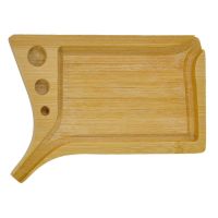 Multifunctional Bamboo Wooden Tobacco Rolling Tray with Pre Rolled Cone Holder Portable Herb Rolling Tray Cigarettes Accessories Pipe Fittings Accesso