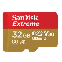 !! รวดเร็วทันใจ !! SANDISK 32 GB MICRO SD CARD (ไมโครเอสดีการ์ด) SDXC EXTREME CLASS 10 (SDSQXAF-032G-GN6MN) - BY DIRT CHEAPS SHOP