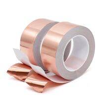 Single-sided Conductive Copper Foil Tape Twisted Excellent Flexibility Tape for Electrical Repairs Snail Repellent RE