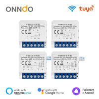 ONNDO Tuya Wifi 1234แก๊งมินิสมาร์ทสวิทช์ DIY สวิตช์ไฟโมดูลควบคุมทางทำงานร่วมกับสมาร์ท Alexa อลิซ บ้าน