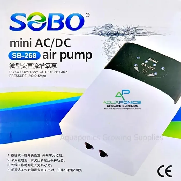 Sobo Sb-268 Mini Aerator Ac/Dc | Lazada 
