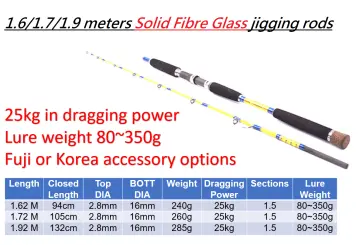 Far cast Fishing Rod Carbon Strong Trolling Boat Pole 3.6m 4.2m 4.5m  Spinning