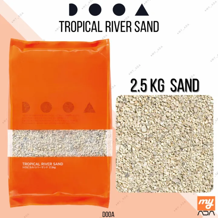 DOOA Tropical River Sand (2.5kg) Aquarium Sand Paludarium Sand Aqua