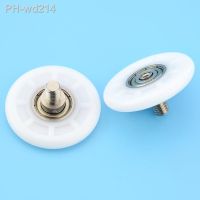 5pcs M5x35x5mm/M6x35x5mm high quality delrin/POM glass sliding roller wheel shower room round type sliding roller wheel pulley