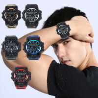 Outdoor 30M Waterproof Sports Men Watch Couple Fashion Popular Mens Multi-Functional LED Electronic Watchs For G Style Shock