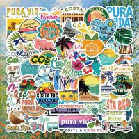 10/50PCS Costa Rica Travel City Landscape Pura Vida Sticker Toys Stationery Skateboard Laptop Guitar Pegatinas Decals Stickers